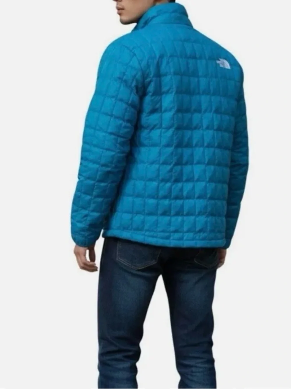 The North Face ThermoBall Insulated Jacket Mens in Digital Steel Blue NEW L